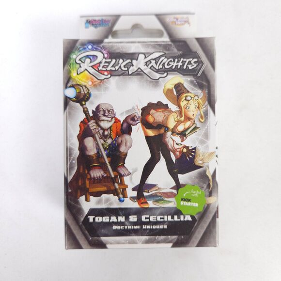 Relic Knights Togan & Cecillia Kickstarter Edition Doctrine COOL MINI OR NOT - Picture 1 of 3